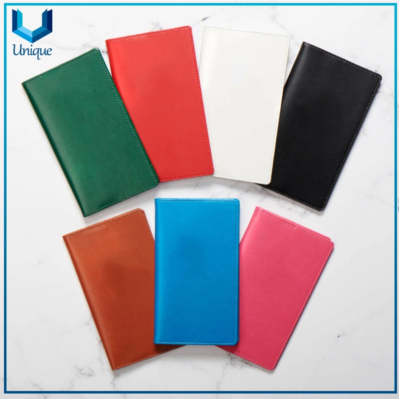 Custom Printing or Embossed Logo PU Leather Yardage Book Golf Scorecard Holder for Promotional Gifts