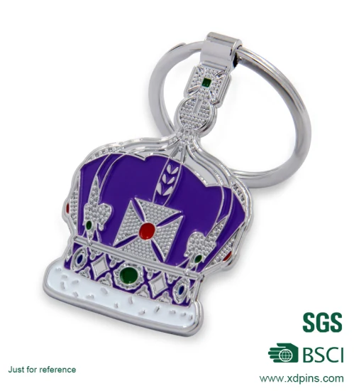 China Factory Custom Zinklegierung Badminton Ping-Pongkey Ring Whloesale 3D-Form Sport Souvenir Geschenk Schlüsselanhänger